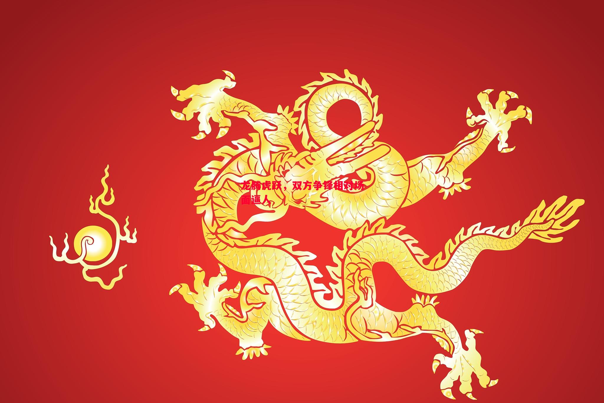龙腾虎跃，双方争锋相对场面逼人