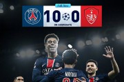 巴黎圣日耳曼大比分获胜，稳步晋级欧冠